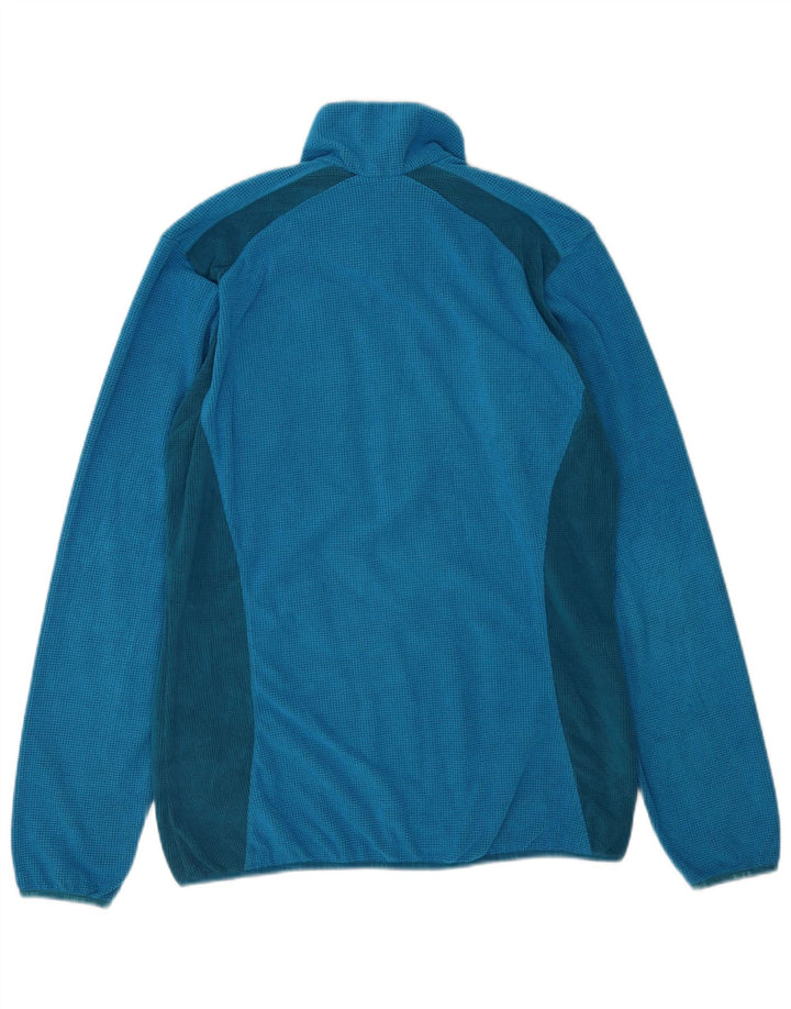 SALEWA Pull Polaire Zippé Homme EU 52 XL Bleu Colorblock Polyester