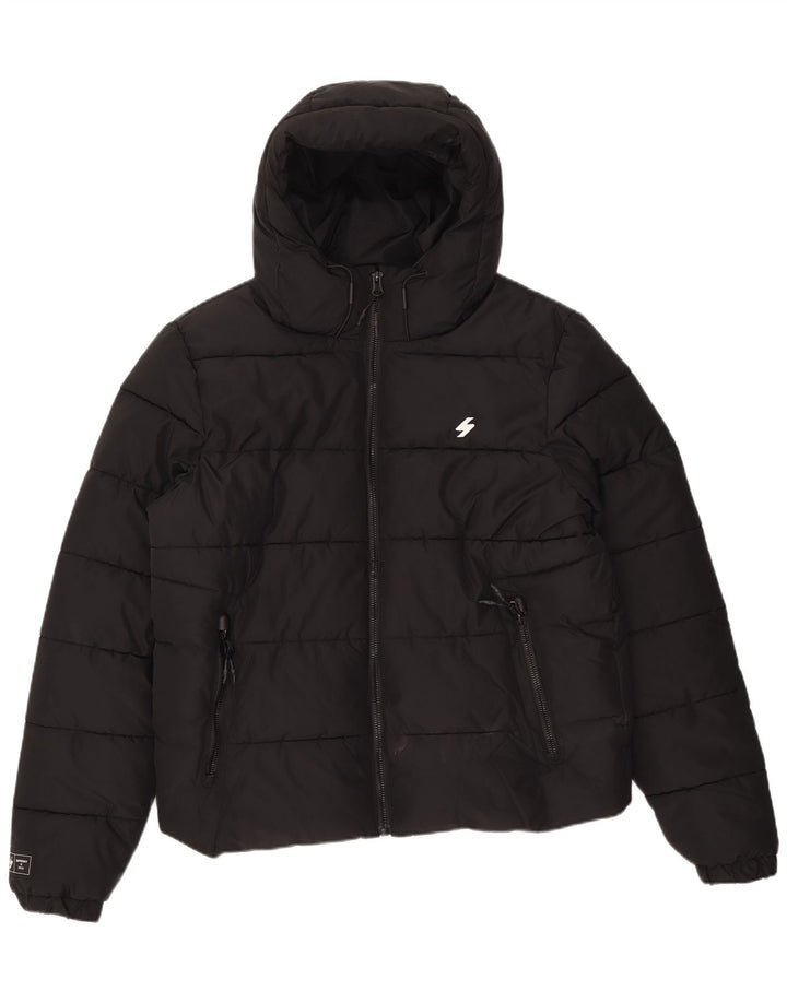 Superdry Veste matelassée homme UK 44 2XL Noir Polyester