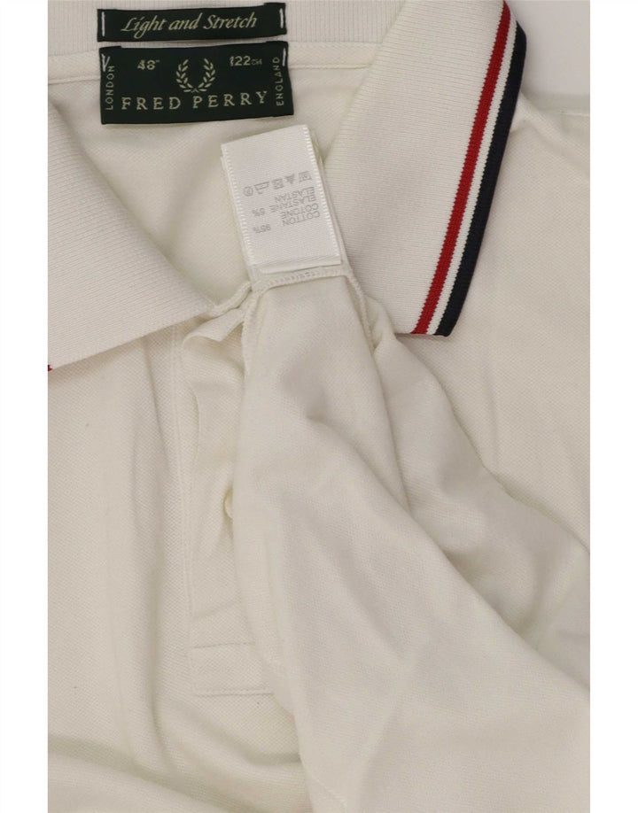 Fred Perry Polo Homme Grand Coton Rayé Blanc