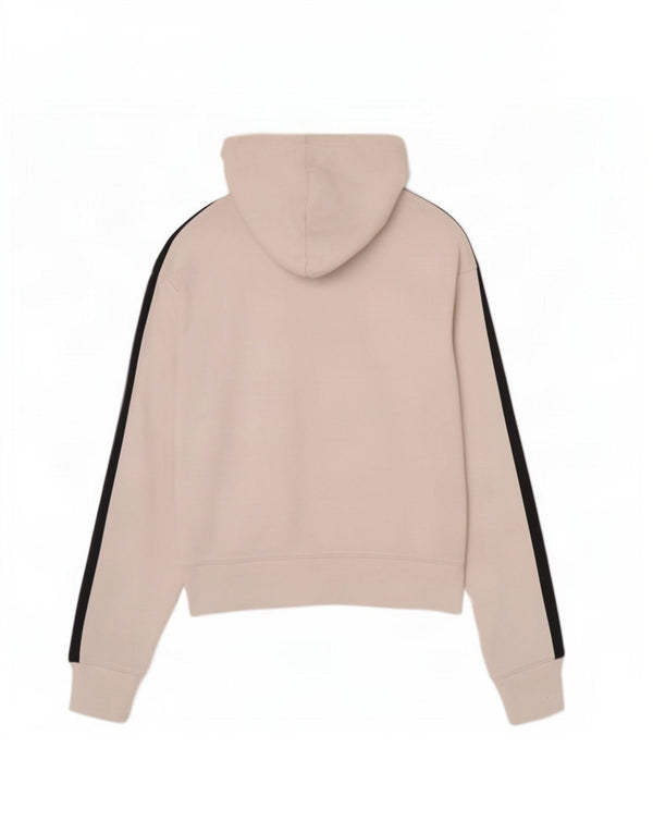 Champion Pull à capuche graphique pour femme UK 14 Medium White Colourblock