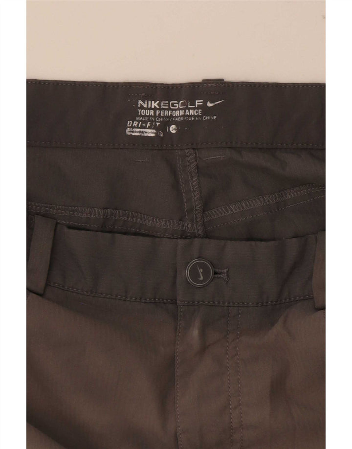 Nike Short décontracté Dri Fit W34 pour femme en polyester gris Taille L