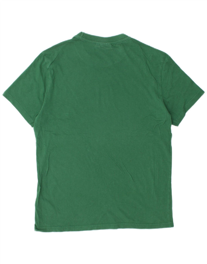 J.Lindeberg T-Shirt Homme Vert Moyen Coton