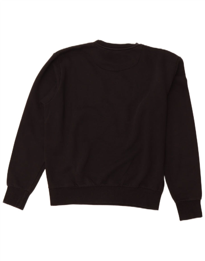 ELLESSE Sweat-shirt graphique pour homme en coton noir Large
