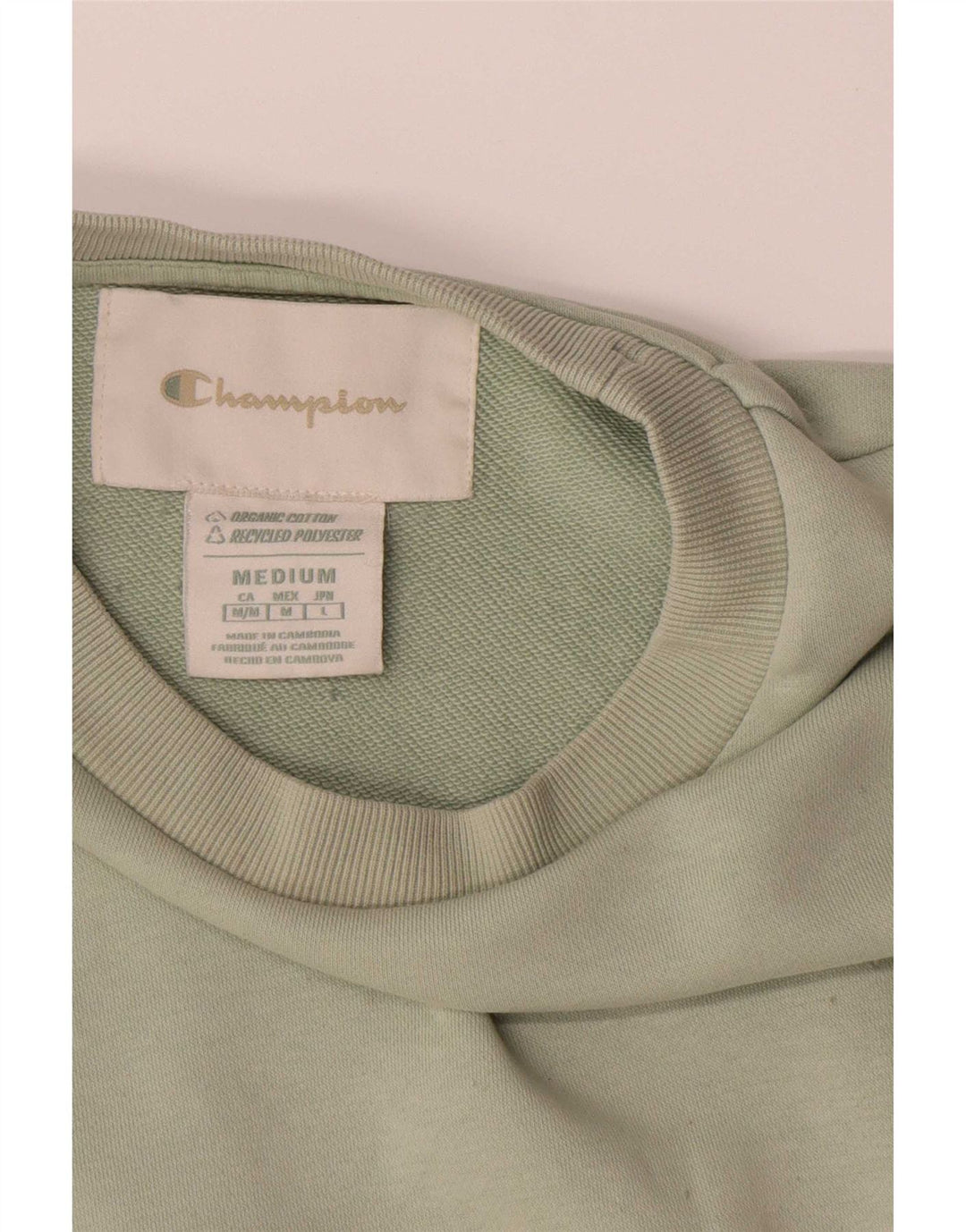 Champion Sweat-Shirt Homme Vert Moyen Coton