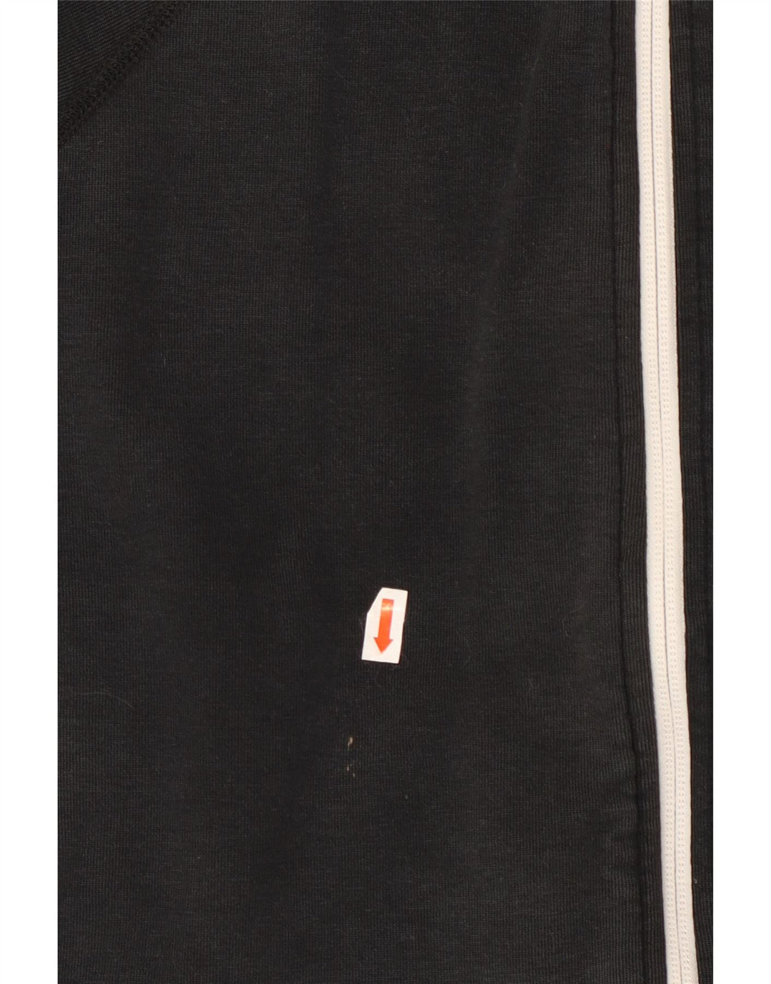 NIKE Pull à capuche zippé pour femme UK 16 Grand coton noir