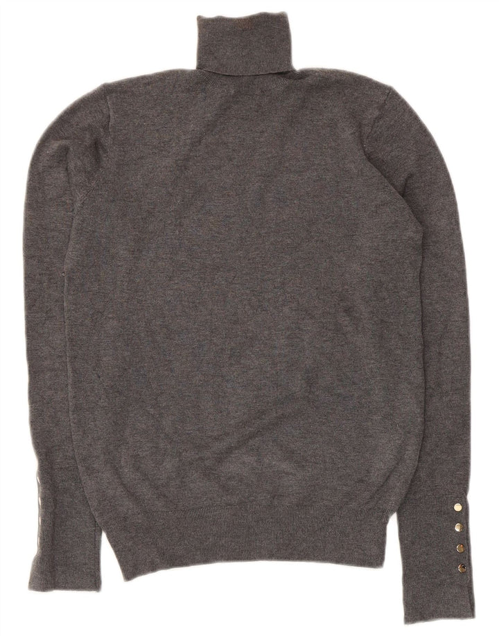 Zara Pull col roulé pour femme UK 8 Small Gris