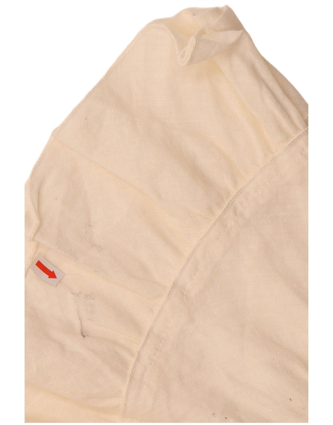 VINTAGE Jupe A-Line Femme W34 Grand Lin Beige