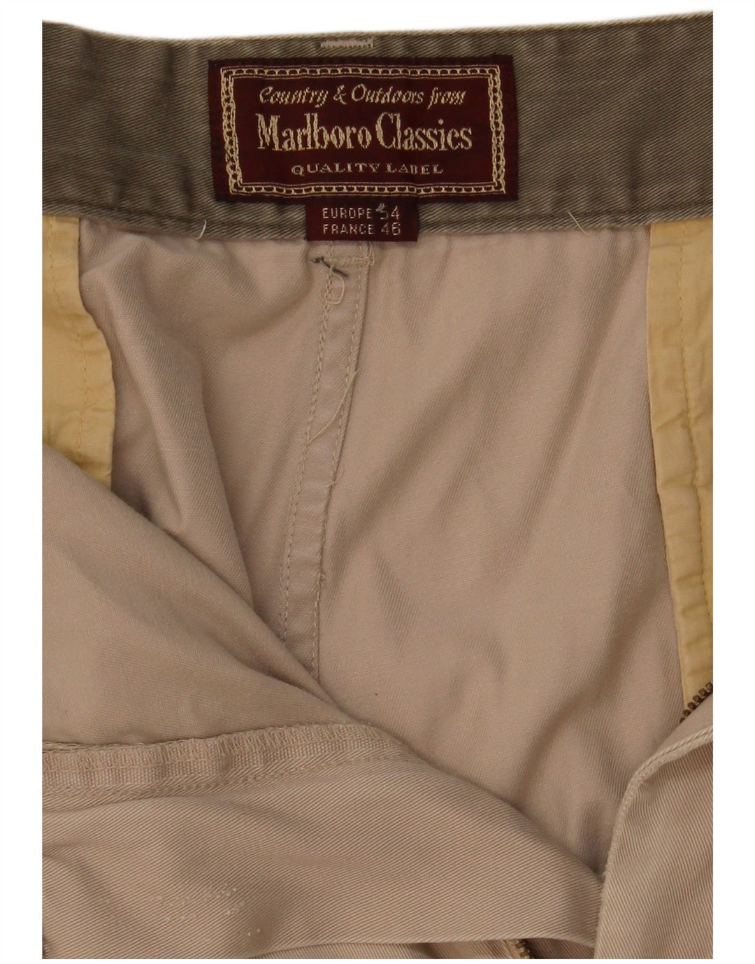 Marlboro Classics Short cargo pour homme EU 54 2XL W36 Beige