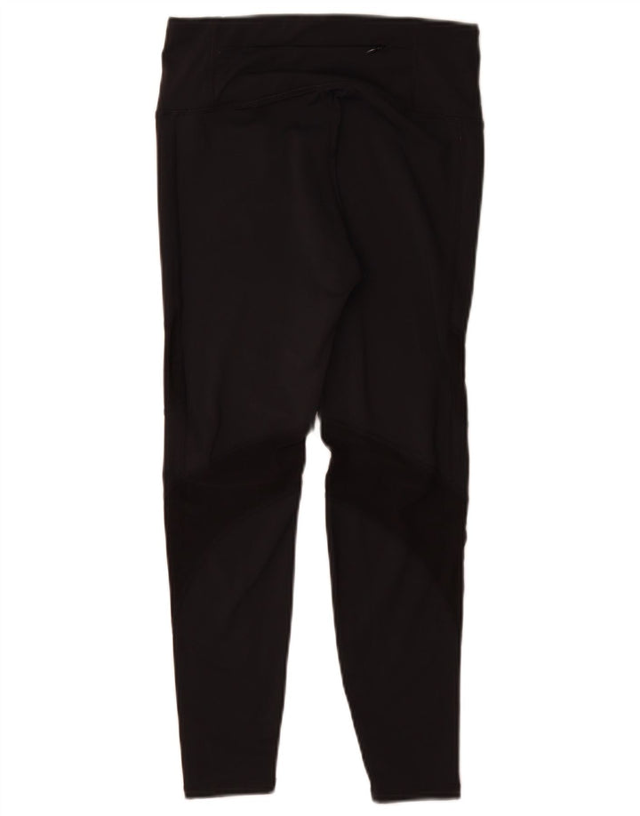 Superdry Leggings Graphiques Femme UK 10 Petit Noir Polyester