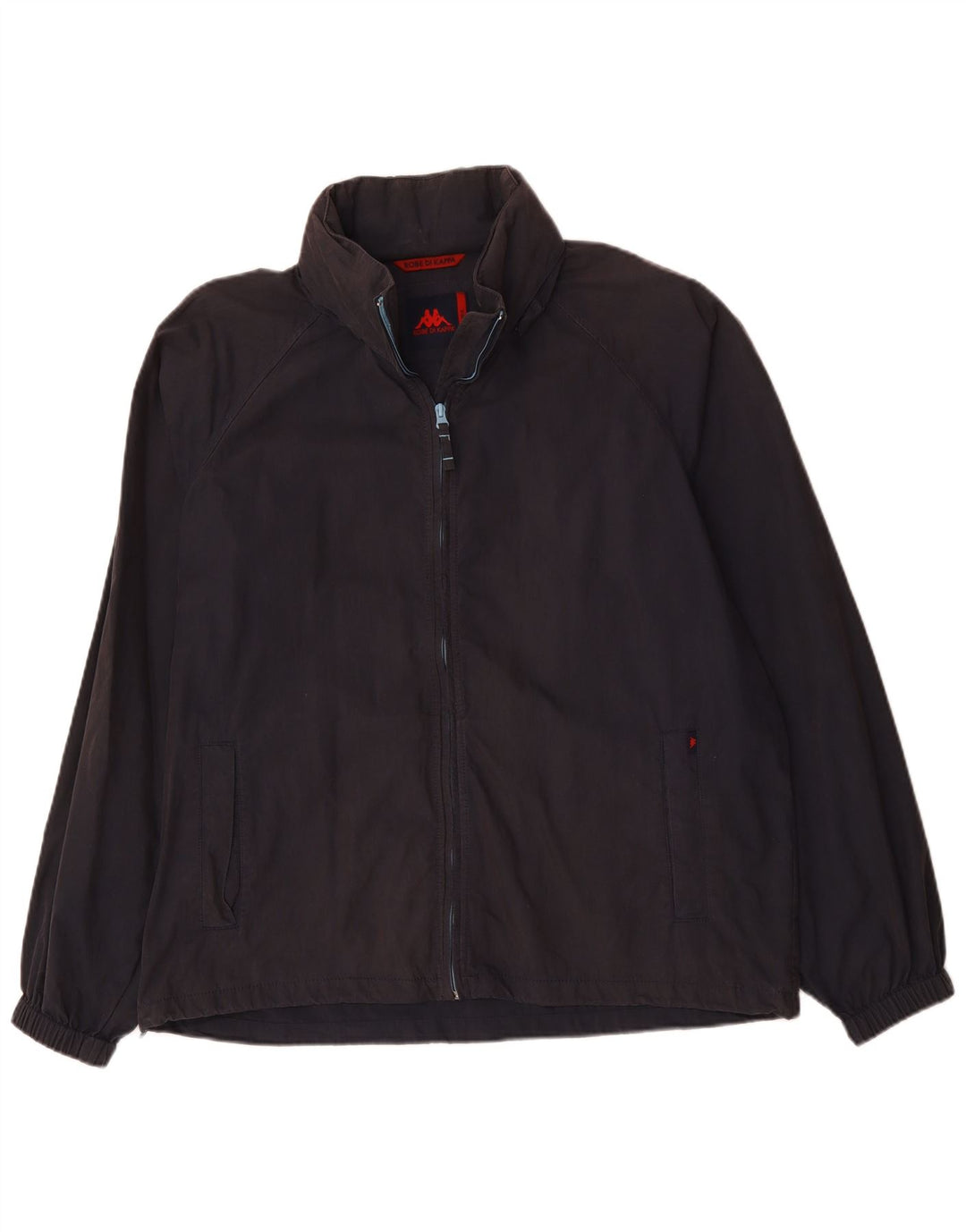 Kappa Veste Bomber Homme UK 44 2XL Bleu Marine Coton