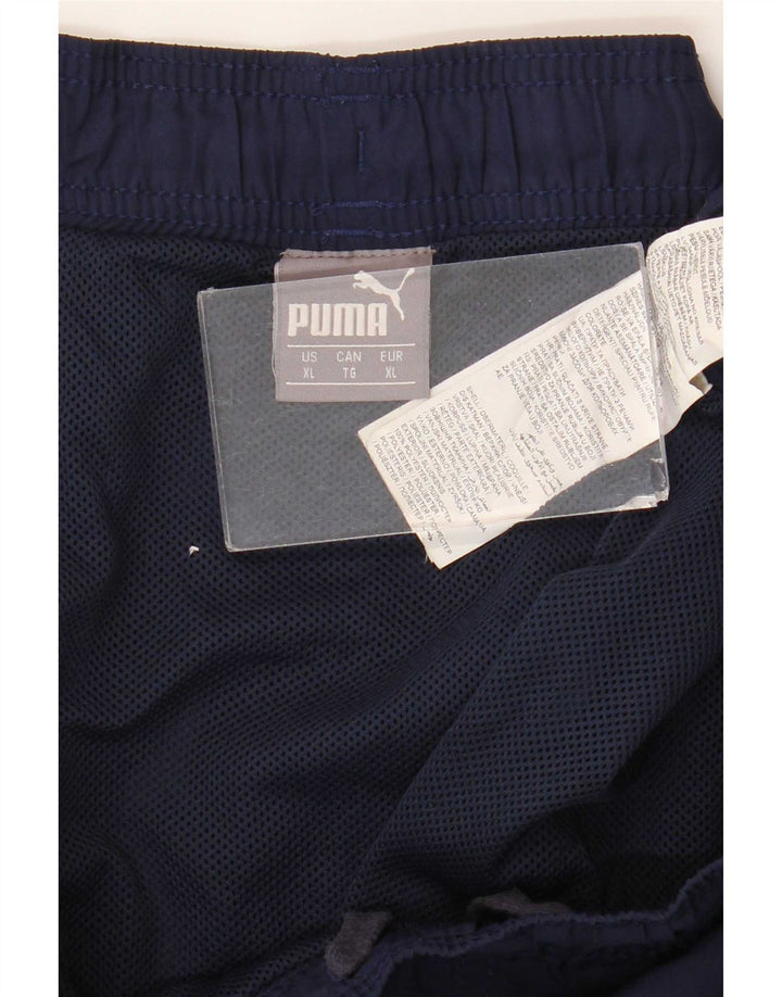 Puma Short de Sport Graphique Homme XL Bleu Marine Polyester