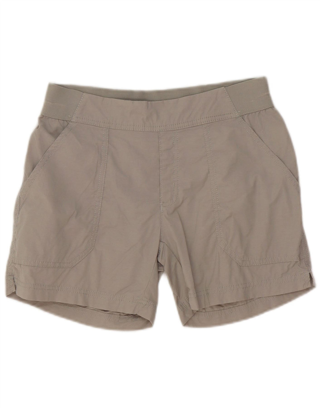 Columbia Short Chino Coupe Regular Femme Petit W28 Gris Coton
