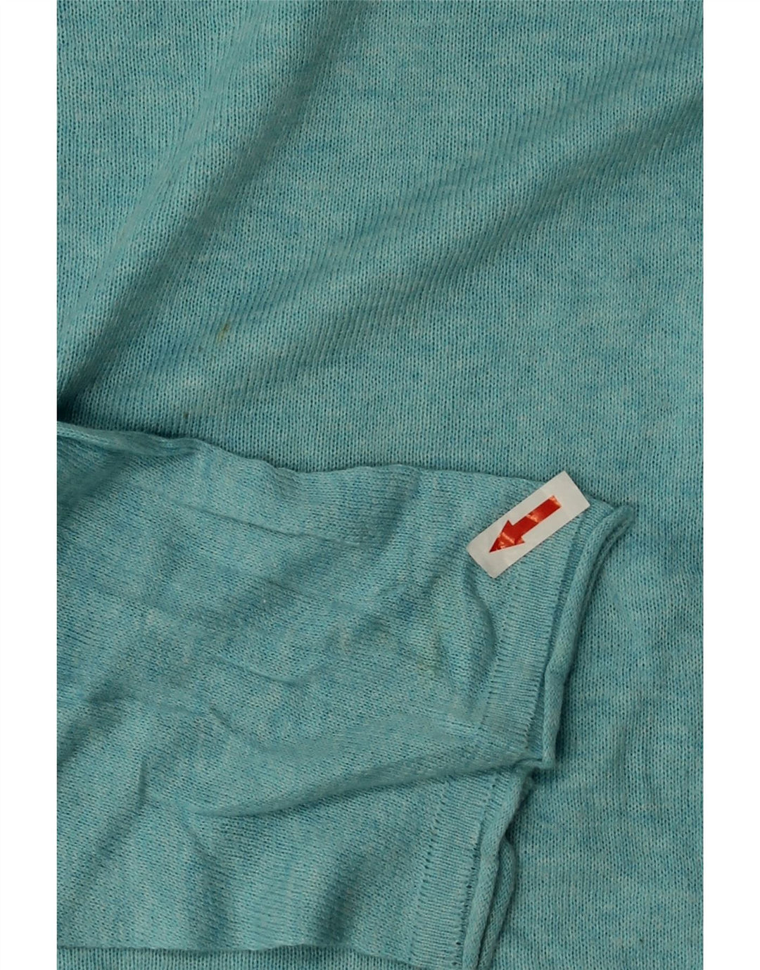 Zara Pull Col Rond Homme Bleu Moyen Coton