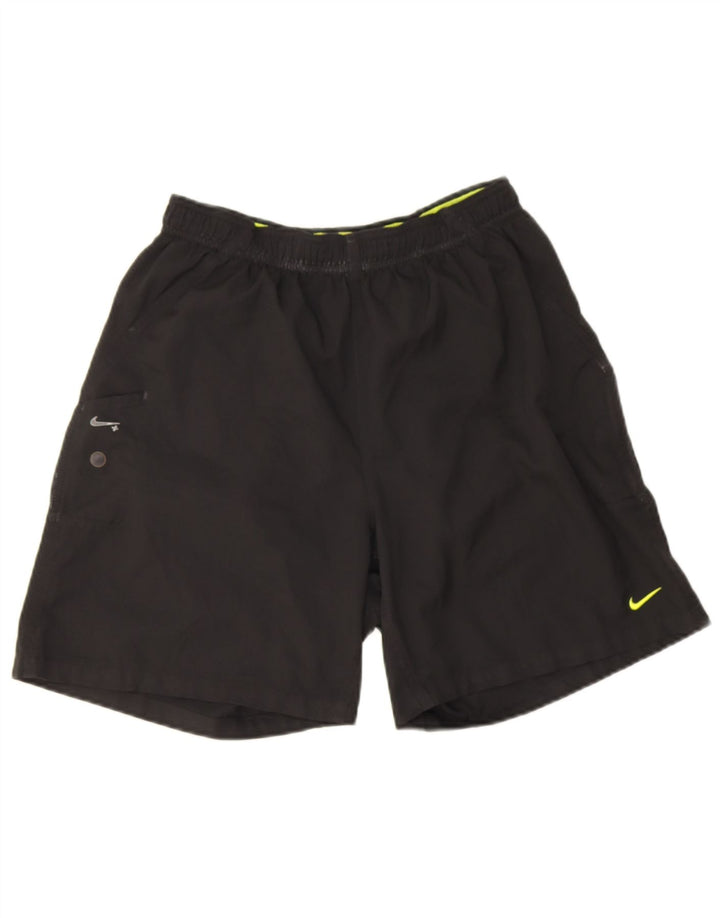 Nike Short de sport pour homme Noir moyen Polyester