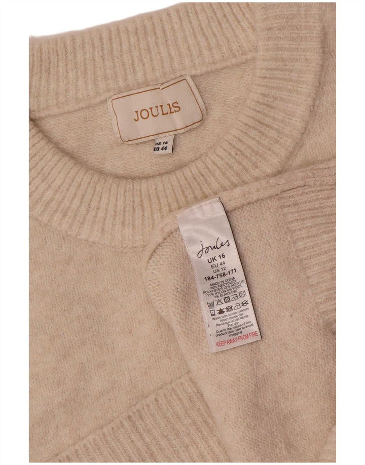Joules Womens Vest Débardeur UK 16 Large Beige Polyester
