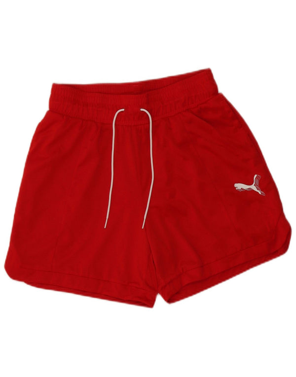 PUMA Short de sport pour femme UK 6 XS Rouge