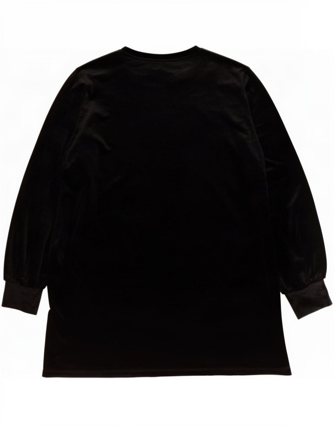 Zara Robe droite à manches longues pour femme UK 16 Large Noir Polyester
