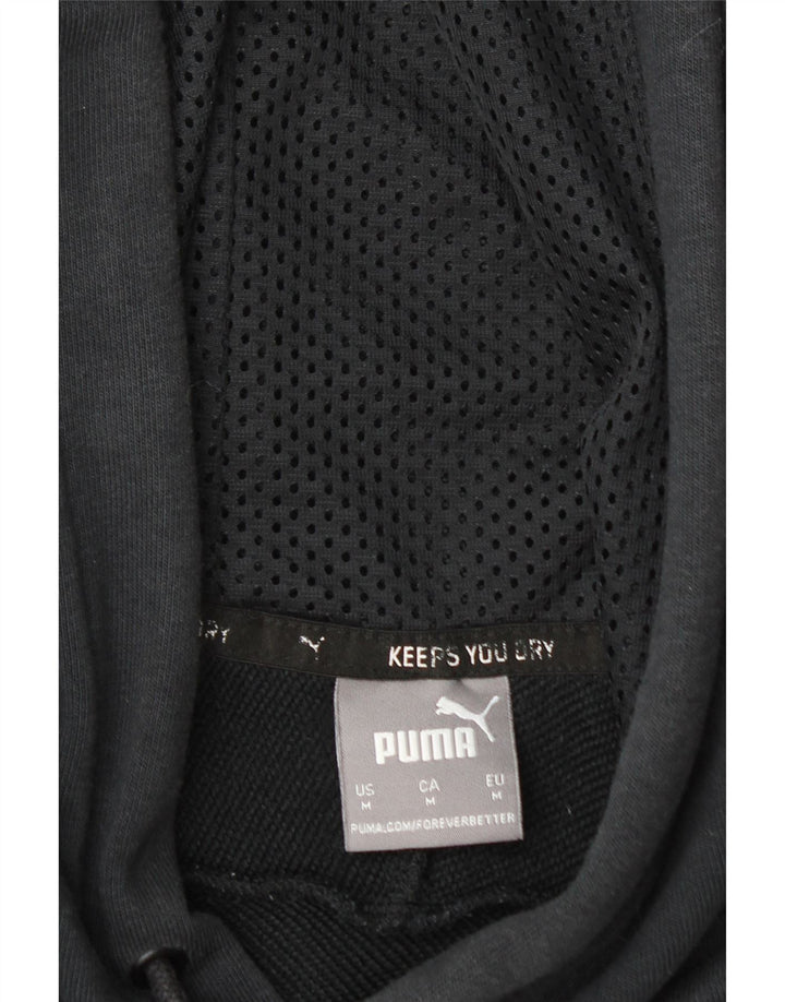 PUMA Sweat à Capuche Graphique Homme Noir Moyen Coton