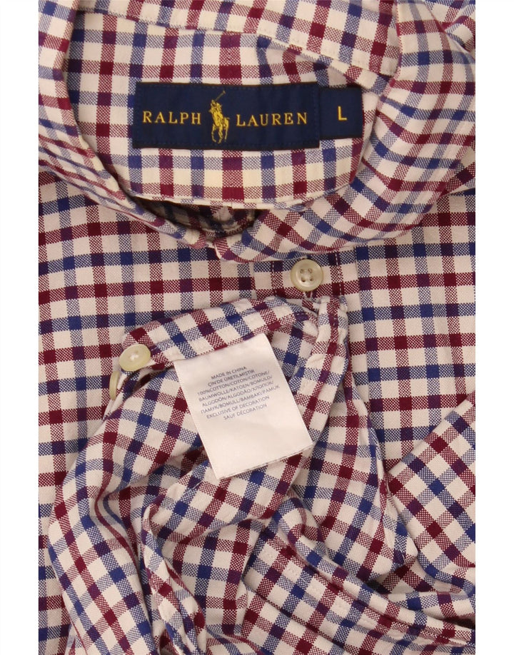 Polo Ralph Lauren Chemise Homme Grand Carreau Multicolore Coton