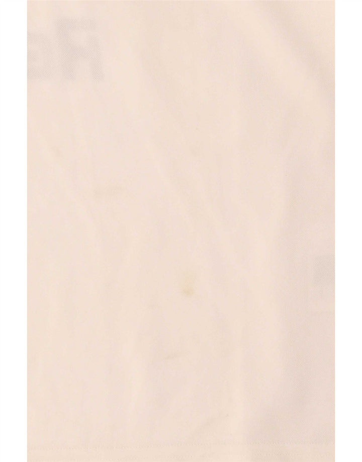 Adidas T-shirt graphique pour hommes, petit, blanc, polyester