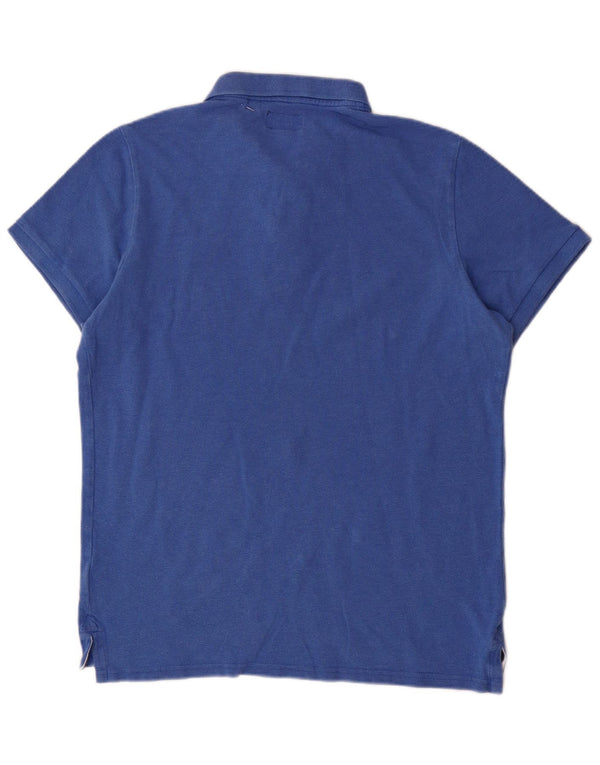 Superdry Polo Homme XL Bleu Coton