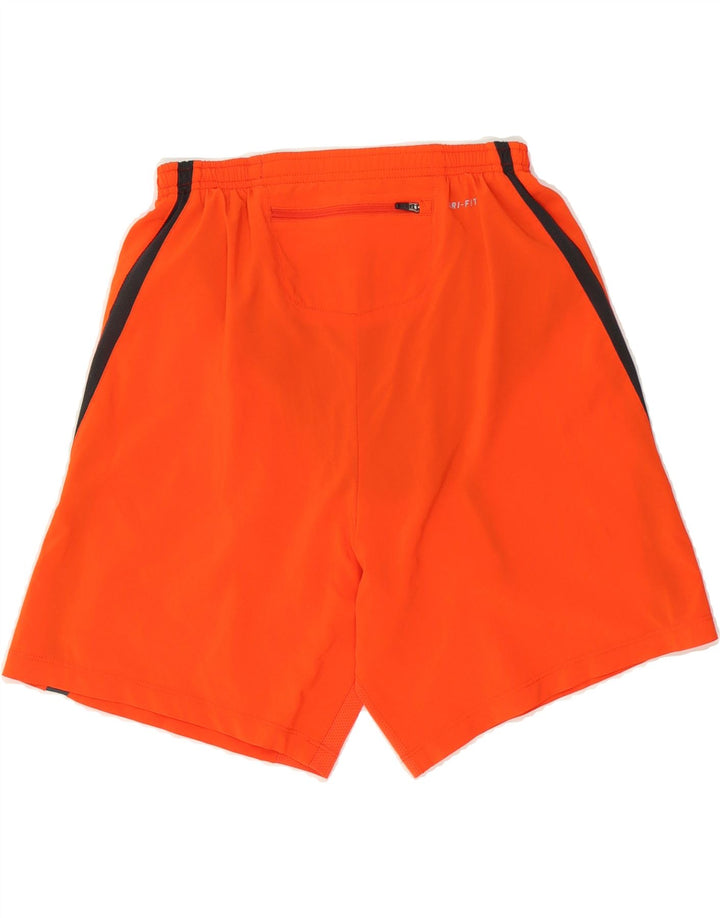 NIKE Mens Dri Fit Sport Shorts Small  Orange Polyester Vintage Nike and Second-Hand Nike from Messina Hembry 
