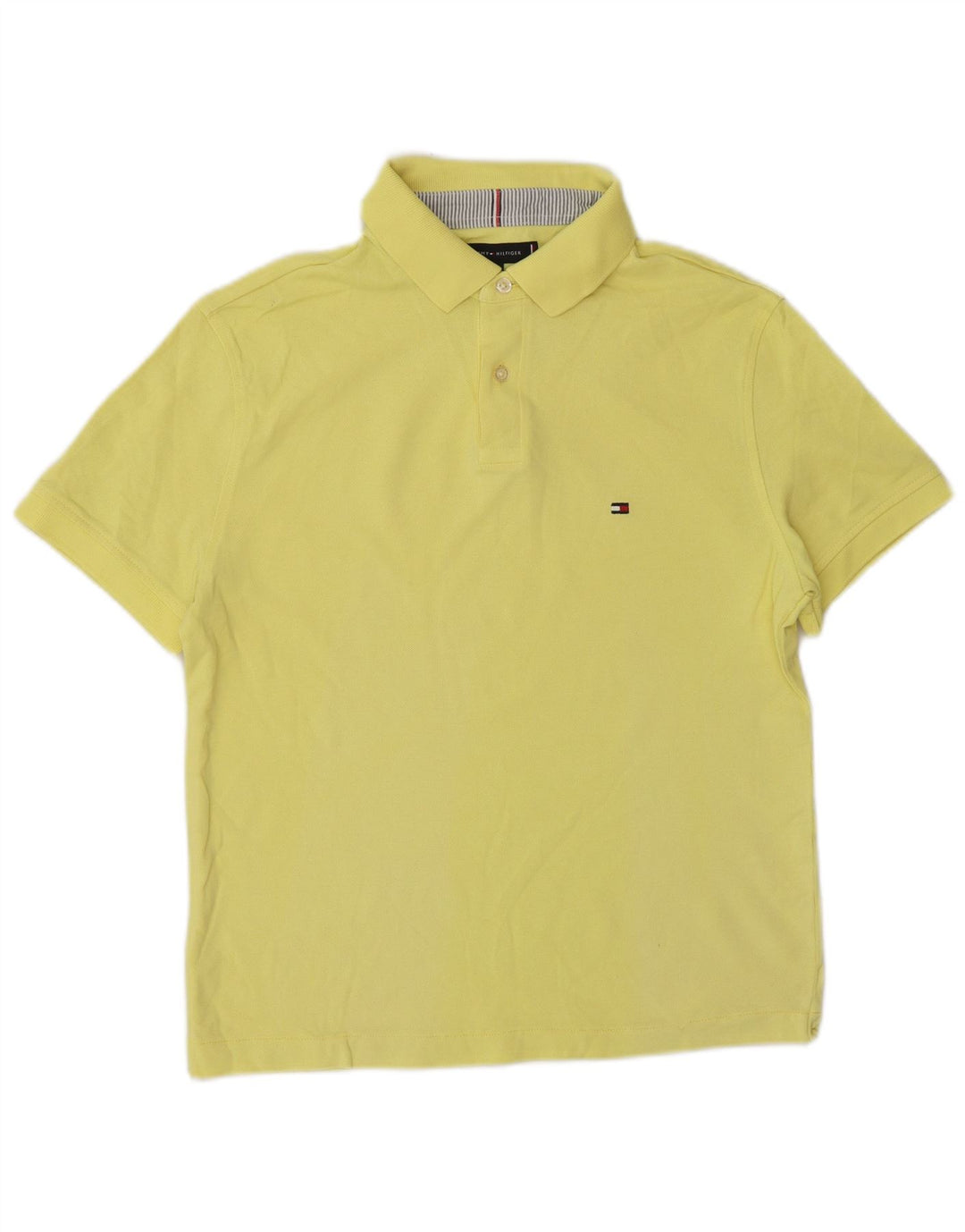 Tommy Hilfiger Polo Regular Fit Homme Jaune Petit