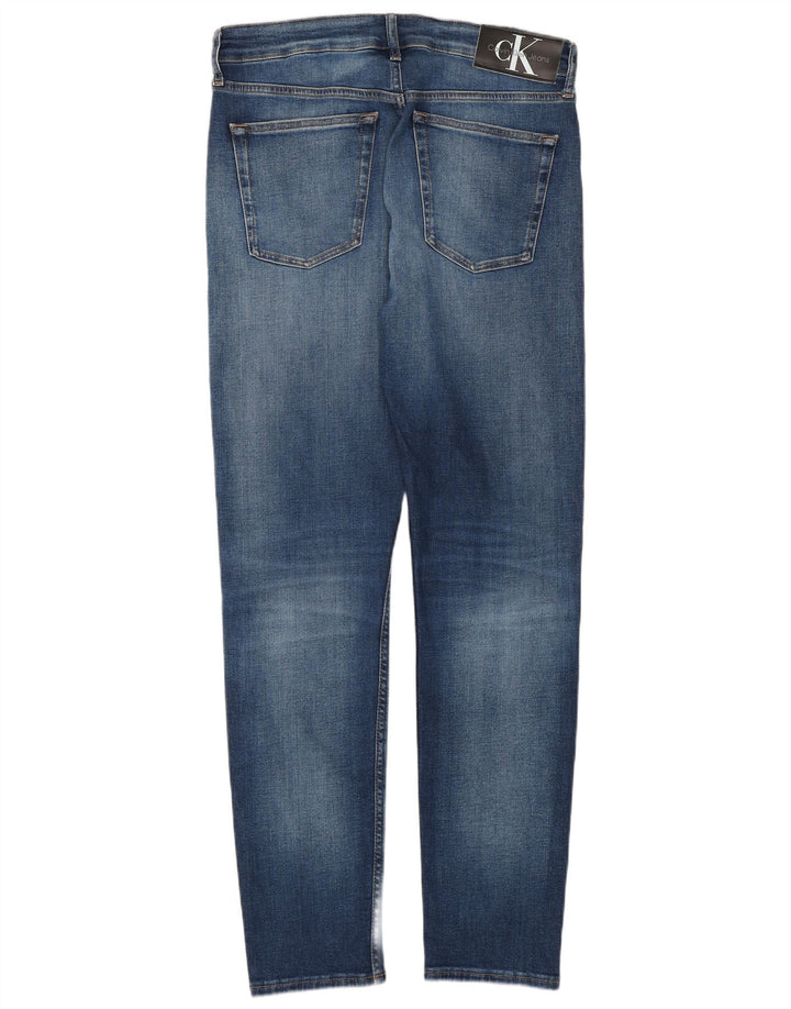 Calvin Klein Jean Slim Fuselé W32 L32 Homme Bleu Coton