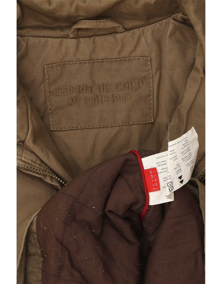 Esprit Veste utilitaire pour homme UK 40 Large Marron Coton