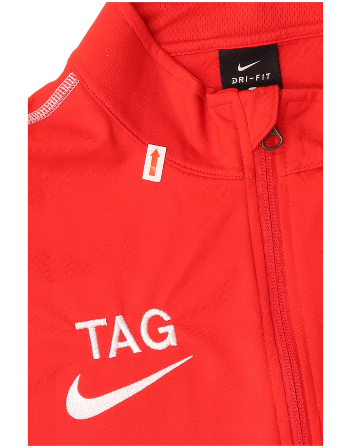Nike Hommes Graphique Survêtement Top Veste Petit Rouge Polyester Sports