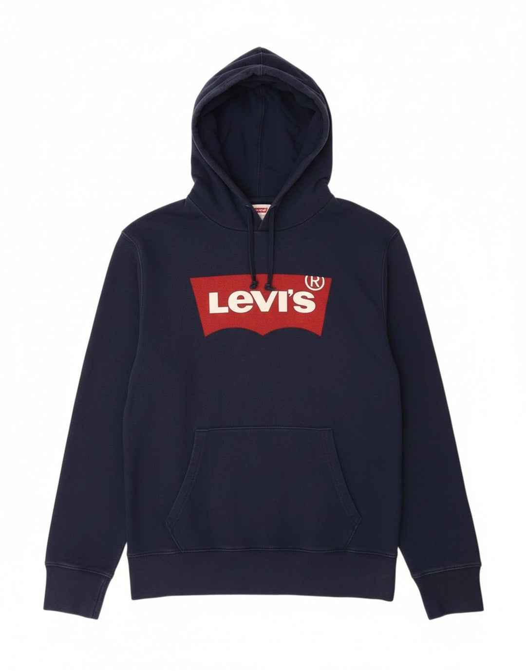 Levi's Pull à Capuche Graphique Homme Bleu Marine Petit Coton