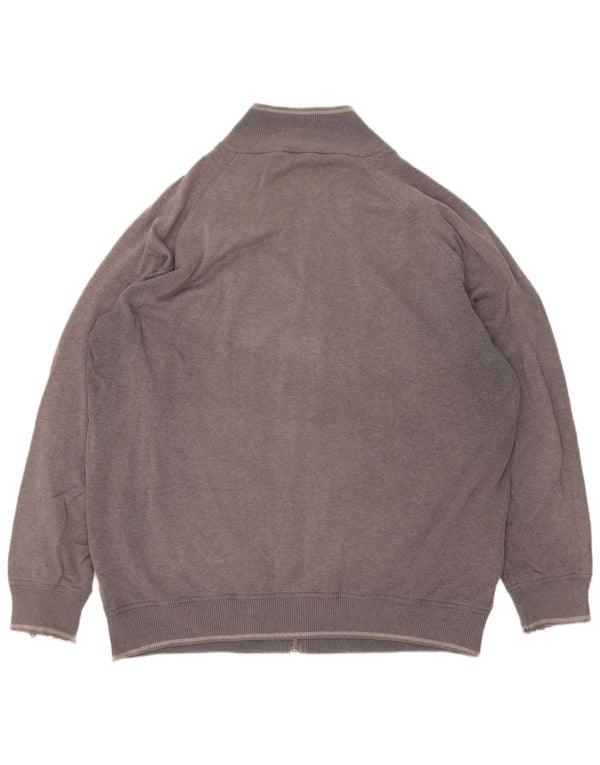 Marks & Spencer Pull Cardigan Homme XL Gris Coton