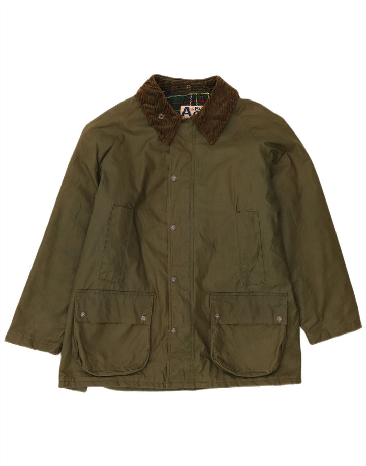 Carrera Veste en coton ciré pour homme UK 36 Petit acrylique vert