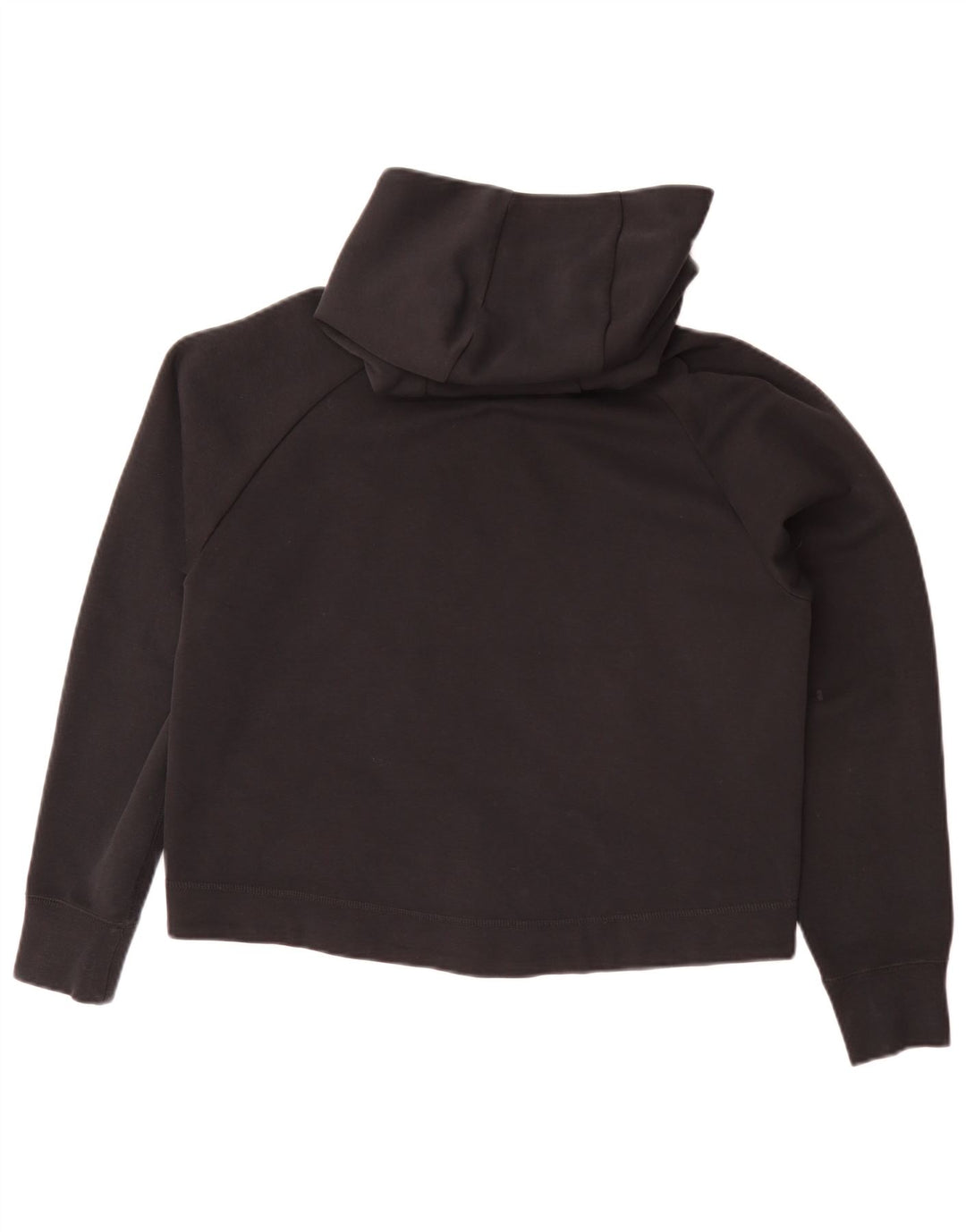 Nike Pull à capuche zippé surdimensionné pour femme UK 10 Petit Noir
