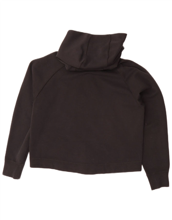 Nike Pull à capuche zippé surdimensionné pour femme UK 10 Petit Noir