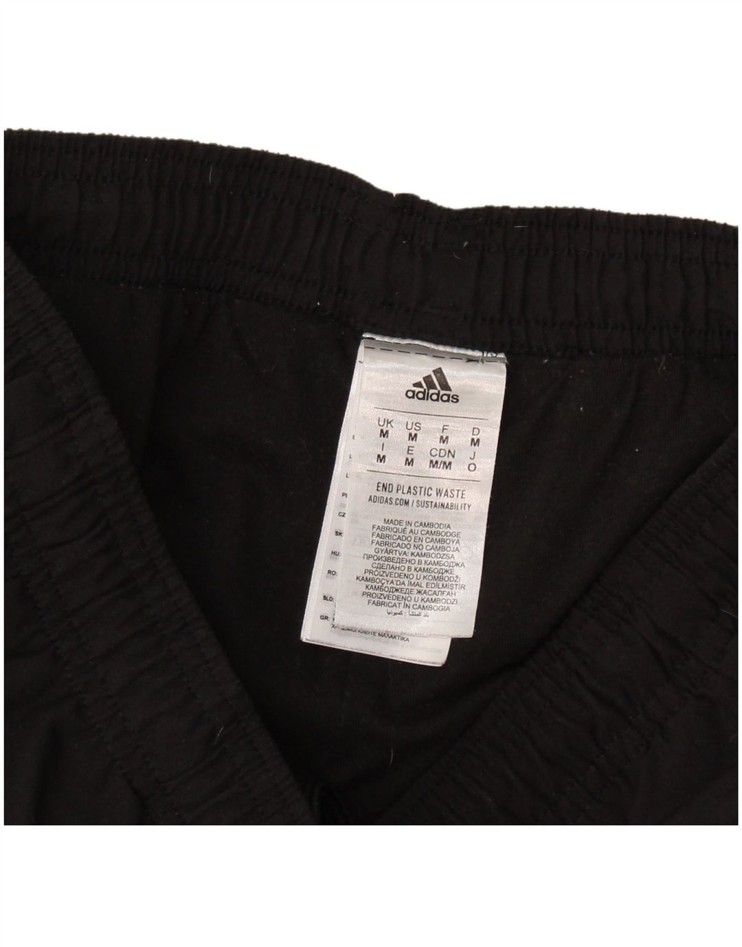 Adidas Pantalon de survêtement pour homme Noir moyen Polyester