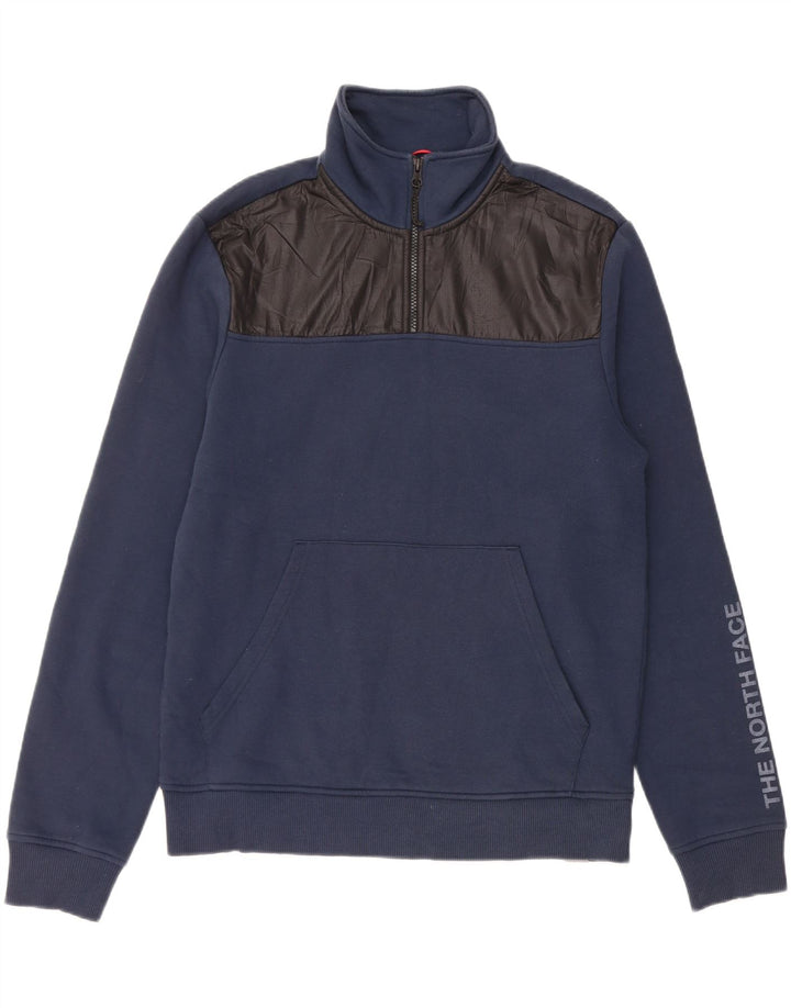 THE NORTH FACE Sweat-shirt graphique pour homme Bleu marine moyen Colourblock