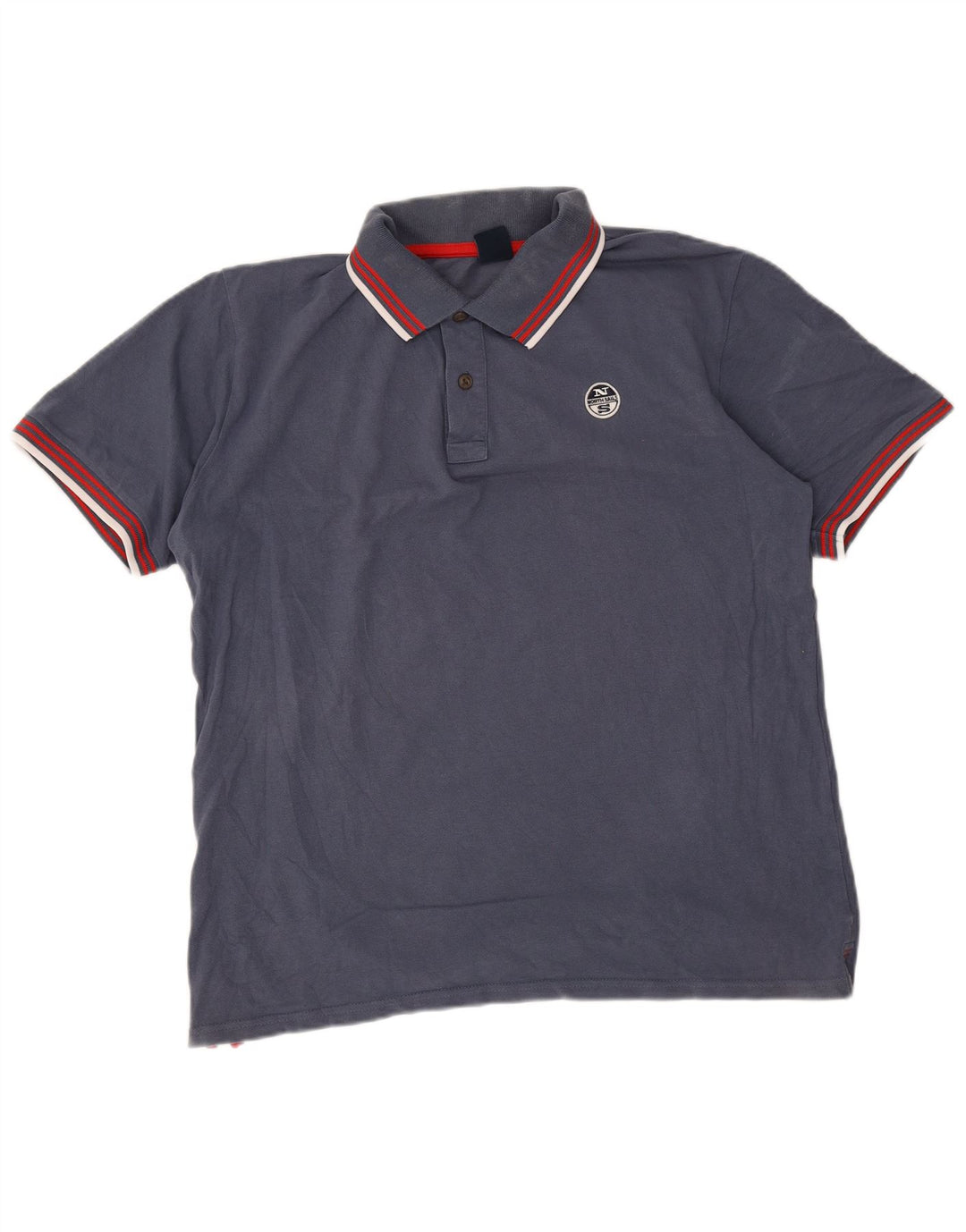 North Sails Polo Homme Large Bleu Marine Coton