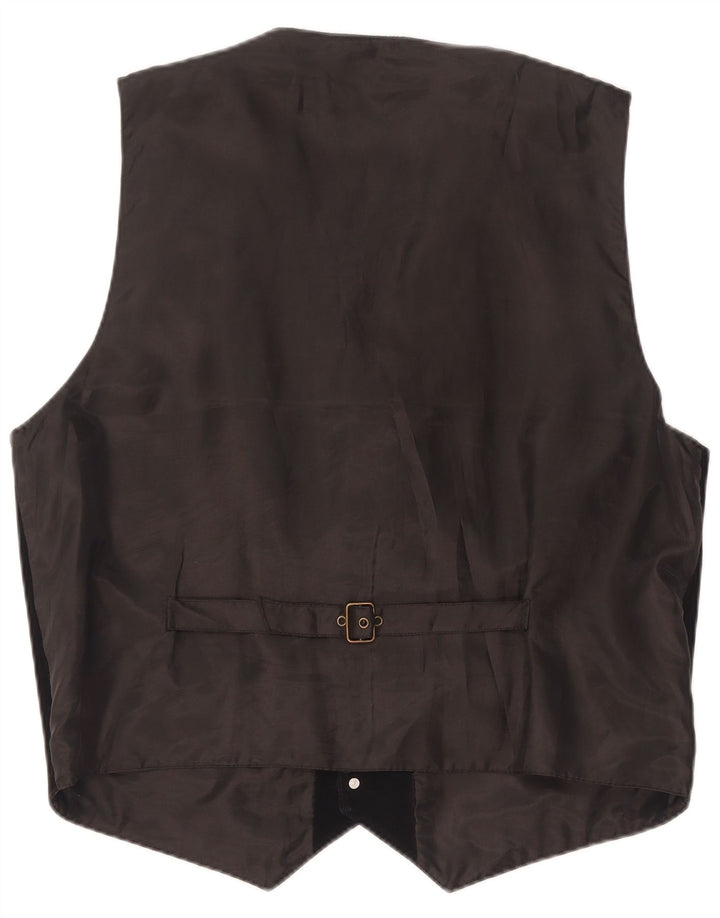gilet en daim homme vintage grand daim noir