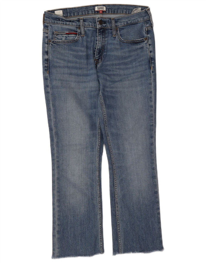 Tommy Hilfiger Jean Bootcut Taille Mi-Haute Femme W29 L25 Bleu Coton