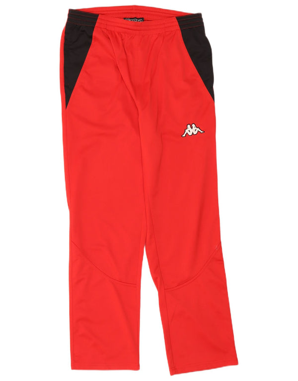 Kappa Pantalon de Survêtement Homme Large Rouge Colorblock Polyester