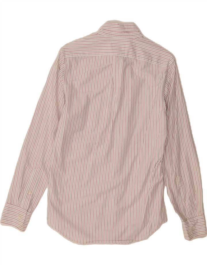 J. CREW Mens Slim Shirt XS Red Striped Cotton Vintage J. Crew and Second-Hand J. Crew from Messina Hembry 