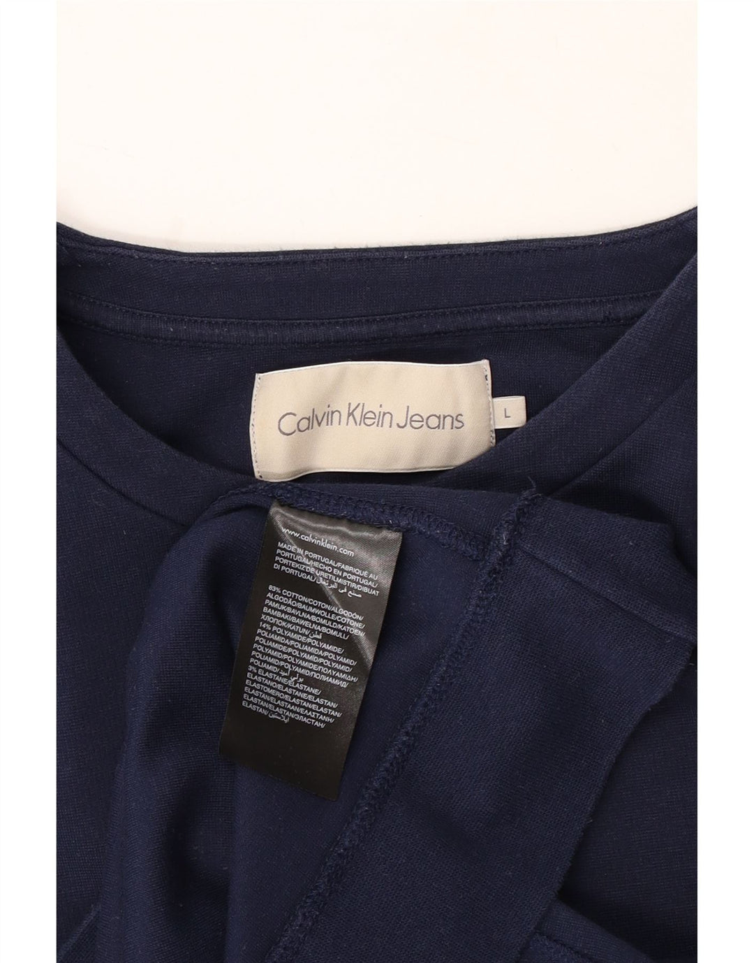 CALVIN KLEIN JEANS Sweat-Shirt Homme Grand Bleu Marine Coton