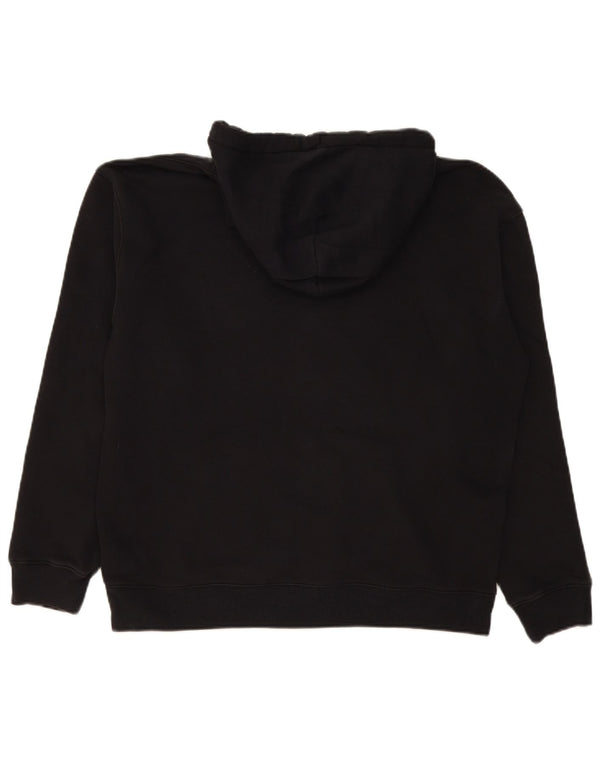 Hollister Pull à capuche graphique pour hommes, grand coton noir