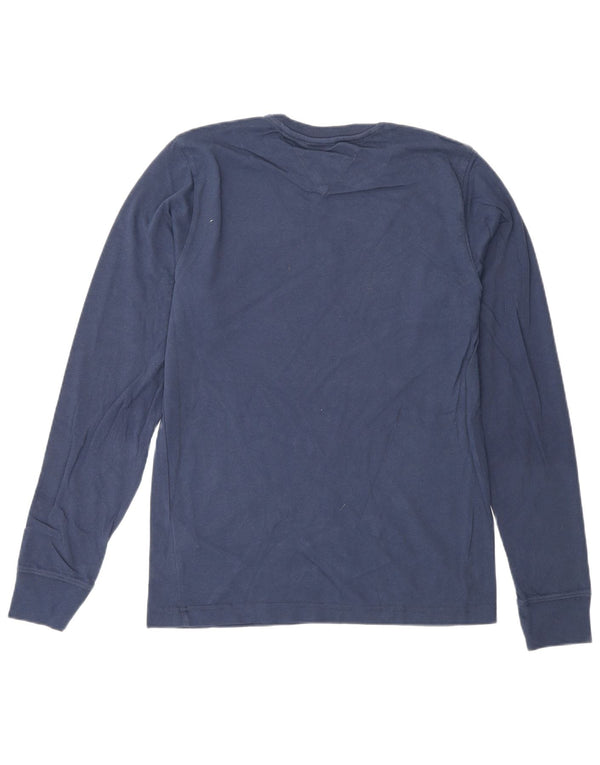 Tommy Hilfiger Haut graphique à manches longues pour homme en coton bleu marine XS