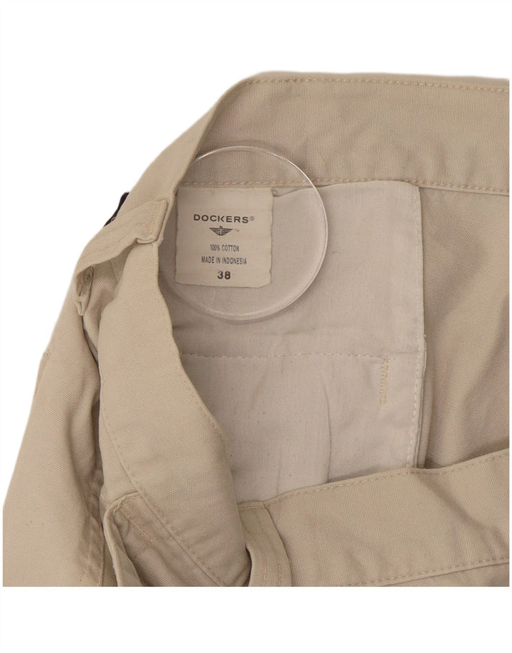 DOCKERS Short Cargo Homme W38 XL Coton Beige