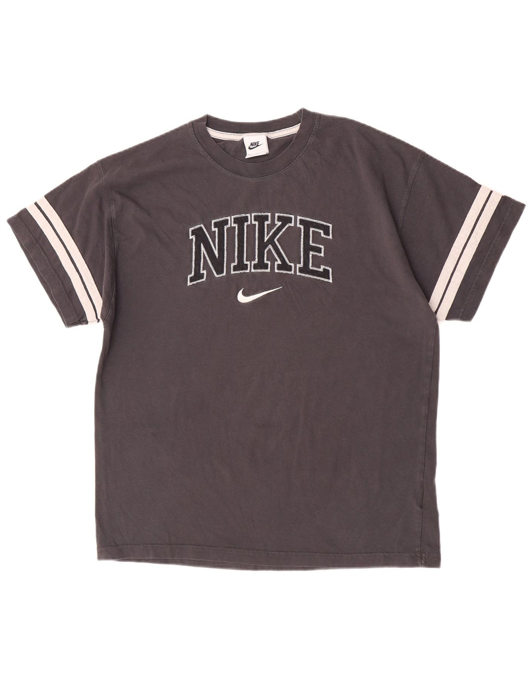 Nike T-shirt graphique en coton color block gris moyen pour homme