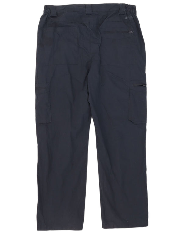 Mountain Warehouse Pantalon Cargo Droit Homme W36 L29 Bleu Marine Polyester