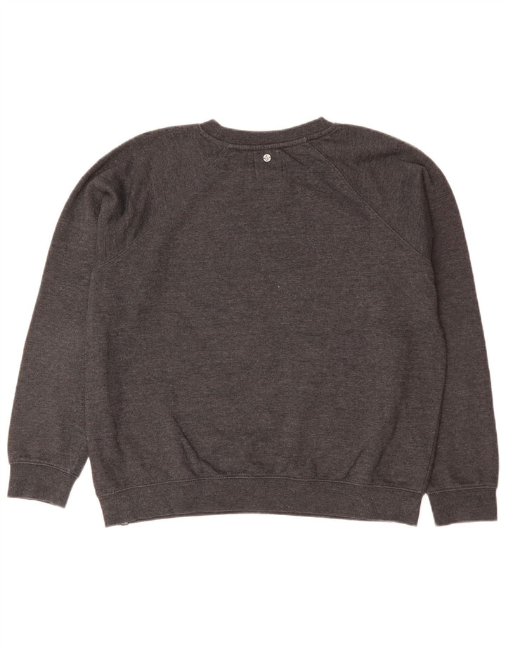 Volcom Sweat-shirt pour femme US 8 en coton gris moyen