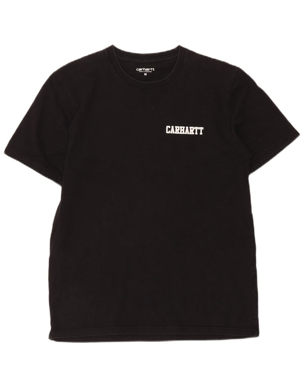 Carhartt Mens Regular T-Shirt Top Noir Moyen Coton